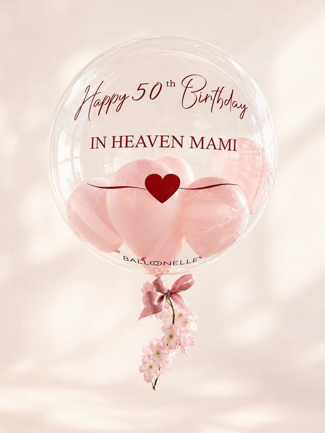 Happy Birthday in Heaven Gedenkballon