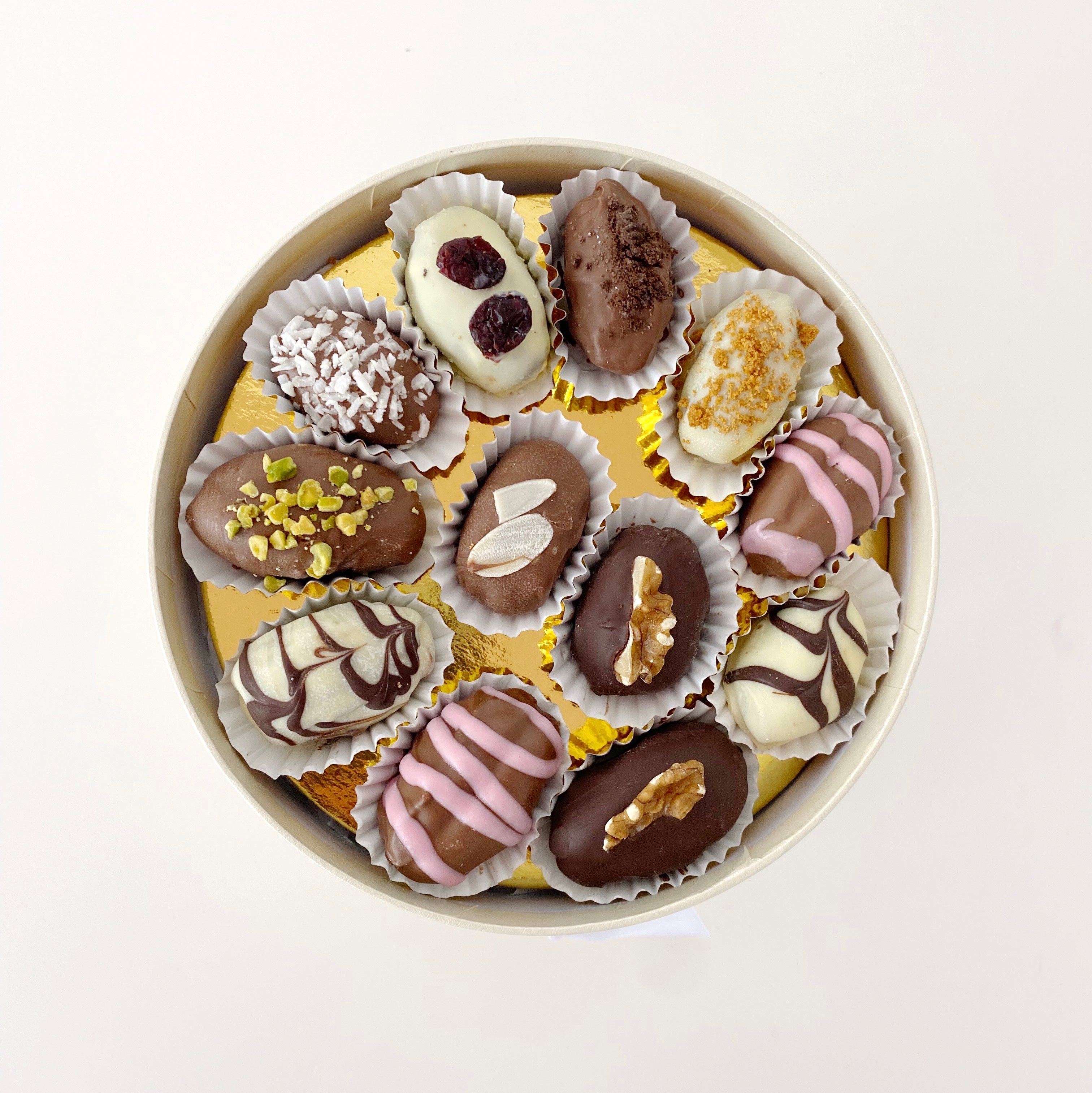 Personalisierte Ballon Ramadanbox mit Schoko Dattel & Lichterkette