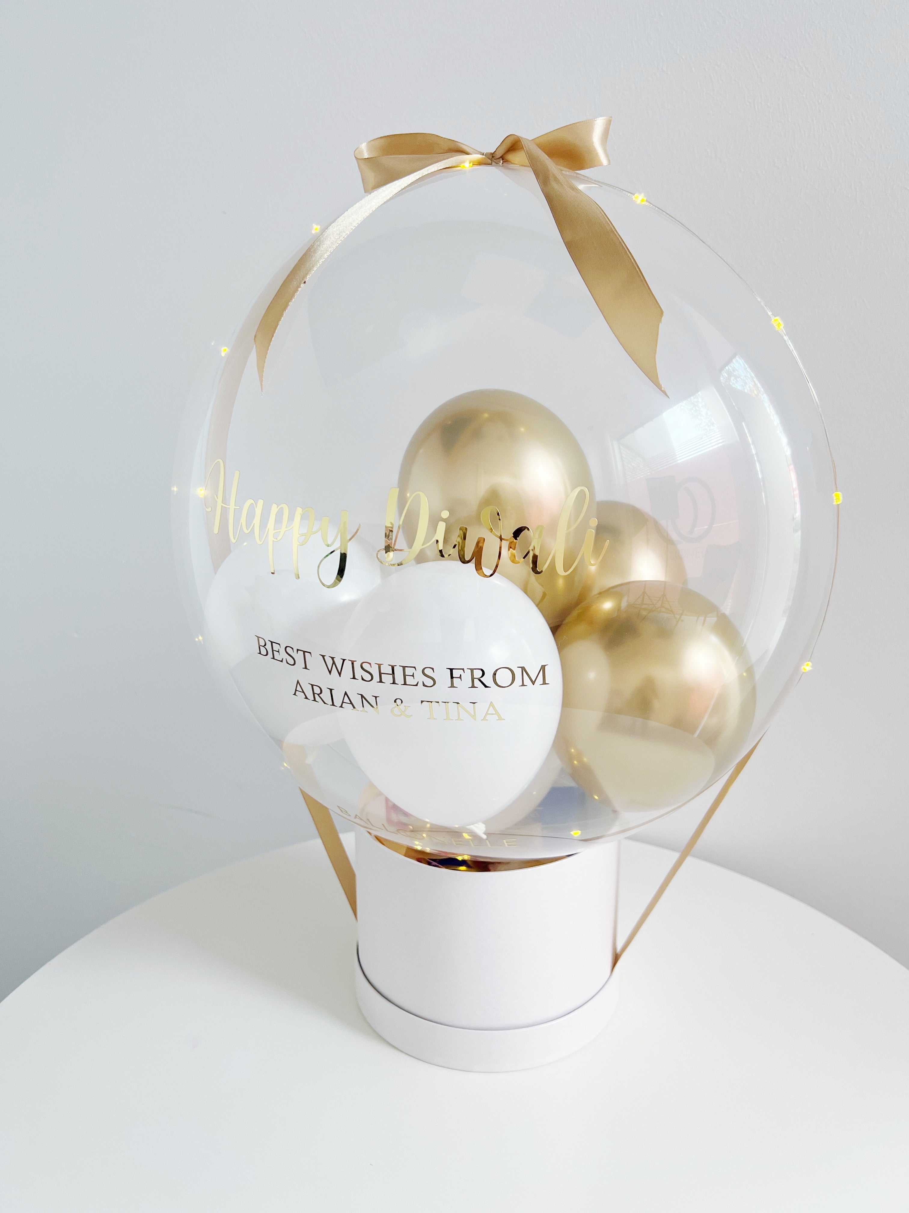 Diwali Ballon Geschenk-Set Personalisiert 6-teilig