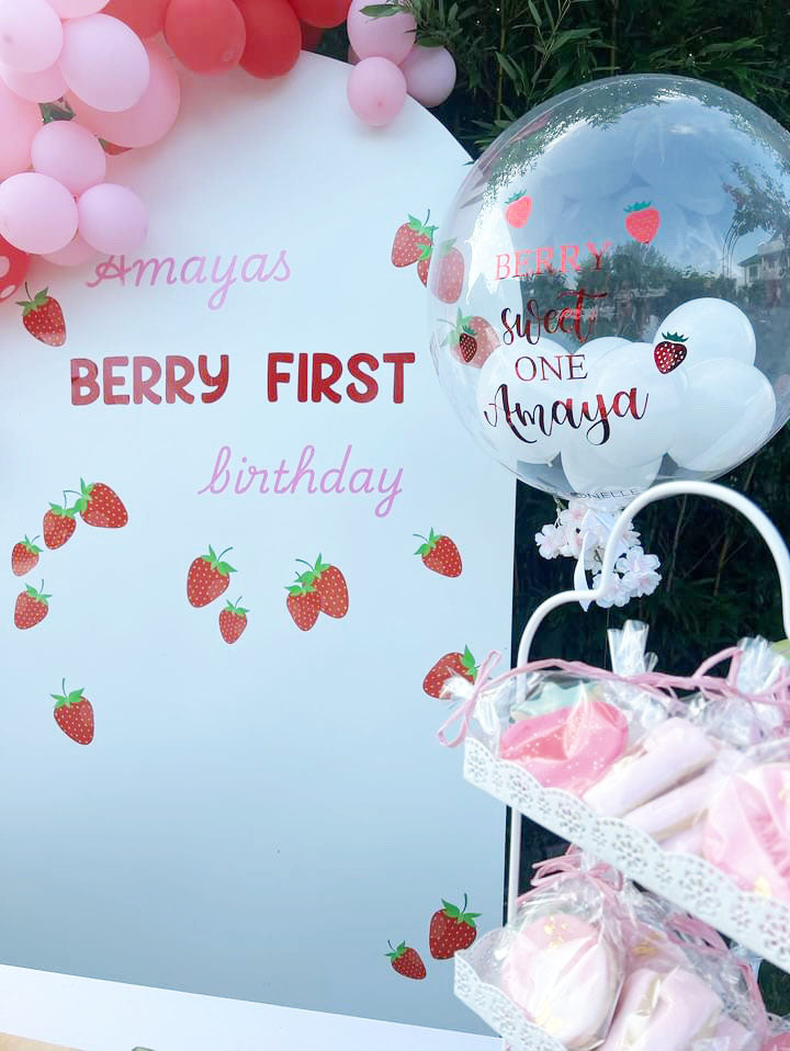 Berry sweet one Designer Ballon