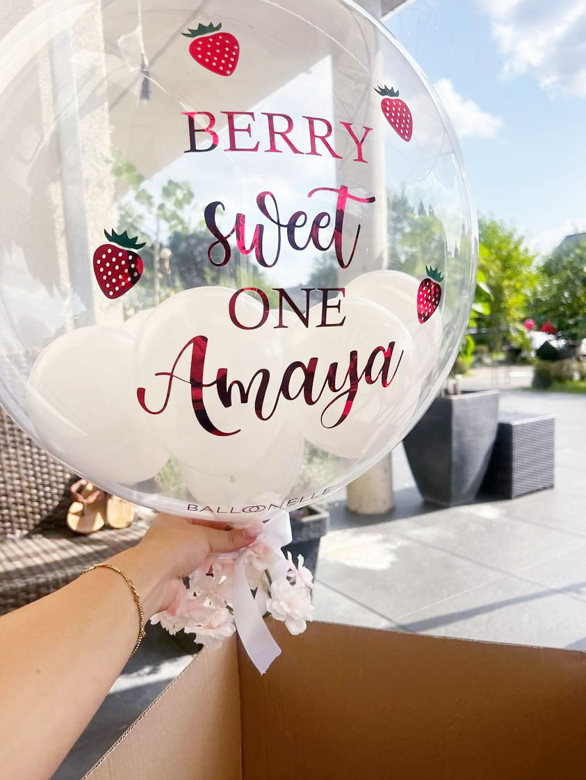 Berry sweet one Designer Ballon