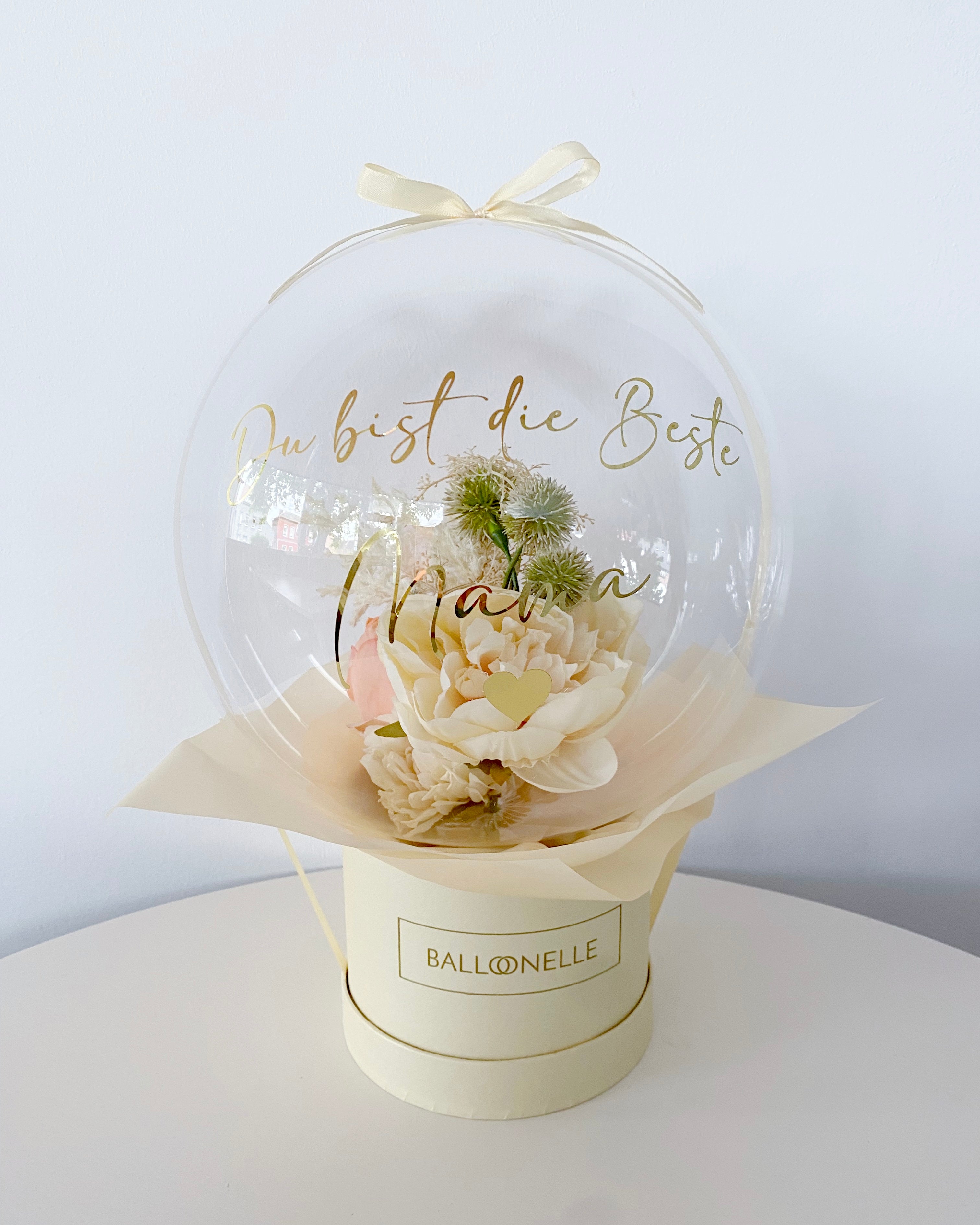 Vintage Ballon Flowerbox Personalisiert