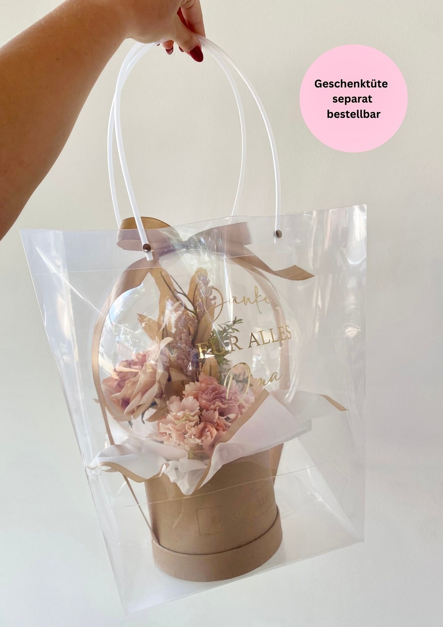 Ballon Flowerbox Vintage Personalisiert