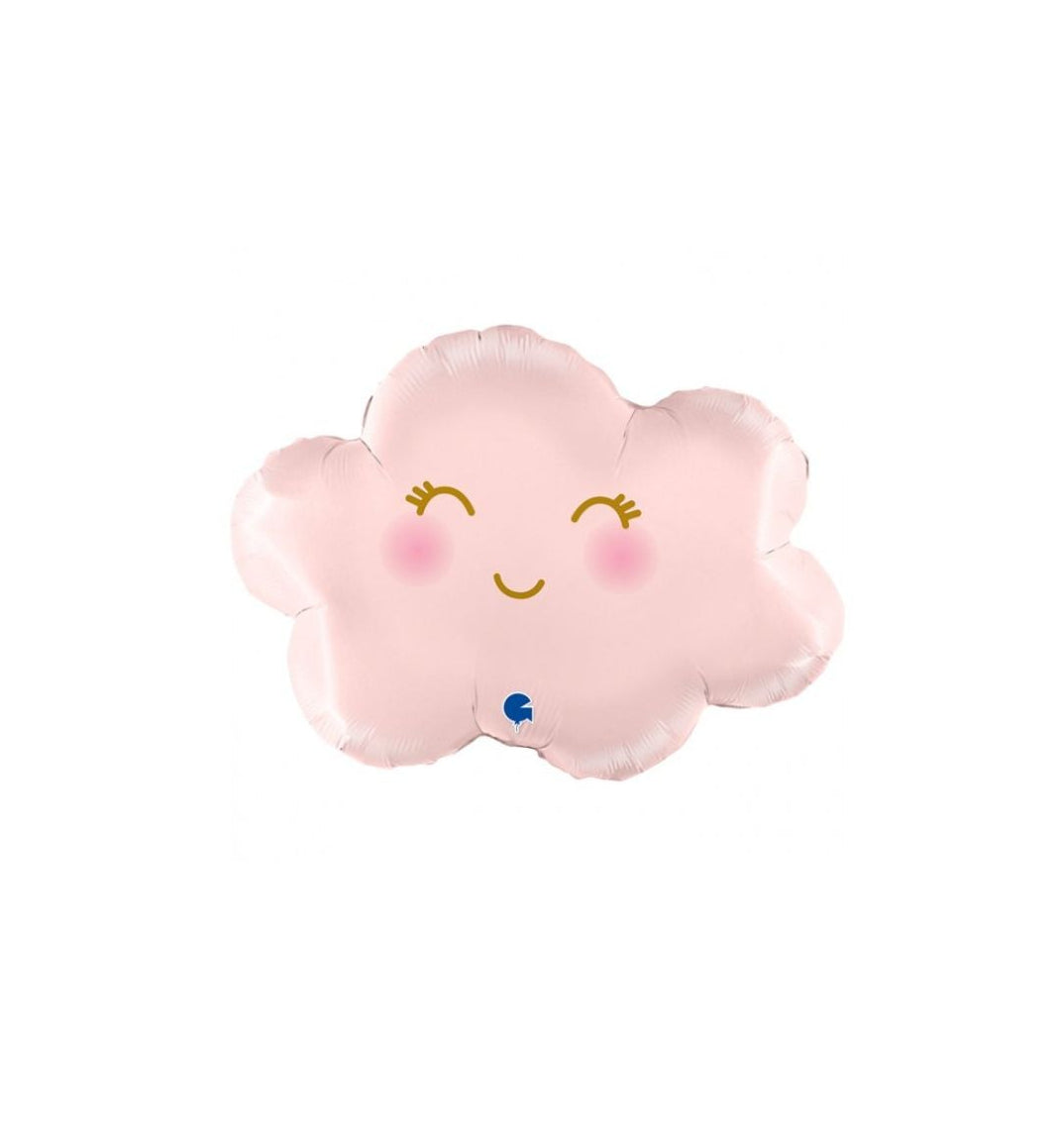 Folienballonwolkerosa