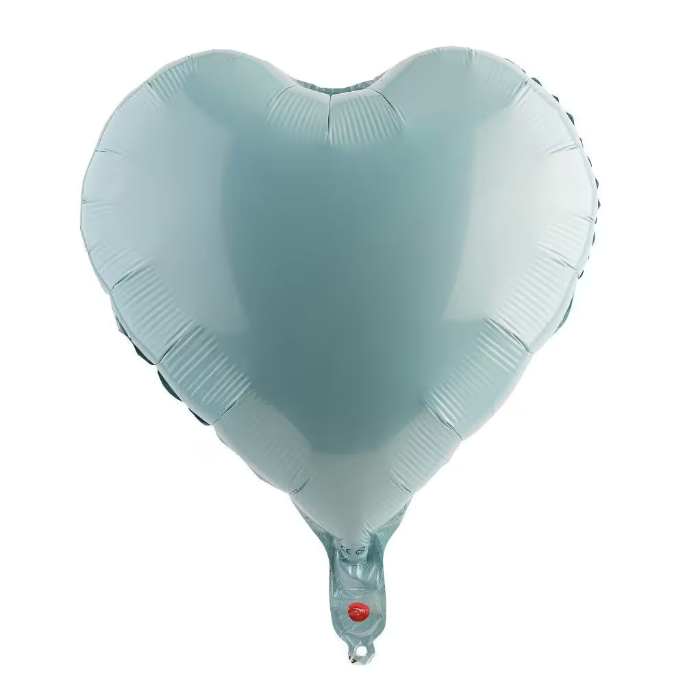 Folienherzballon-babyblau
