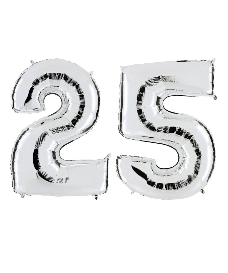 Folienzahl25-silber