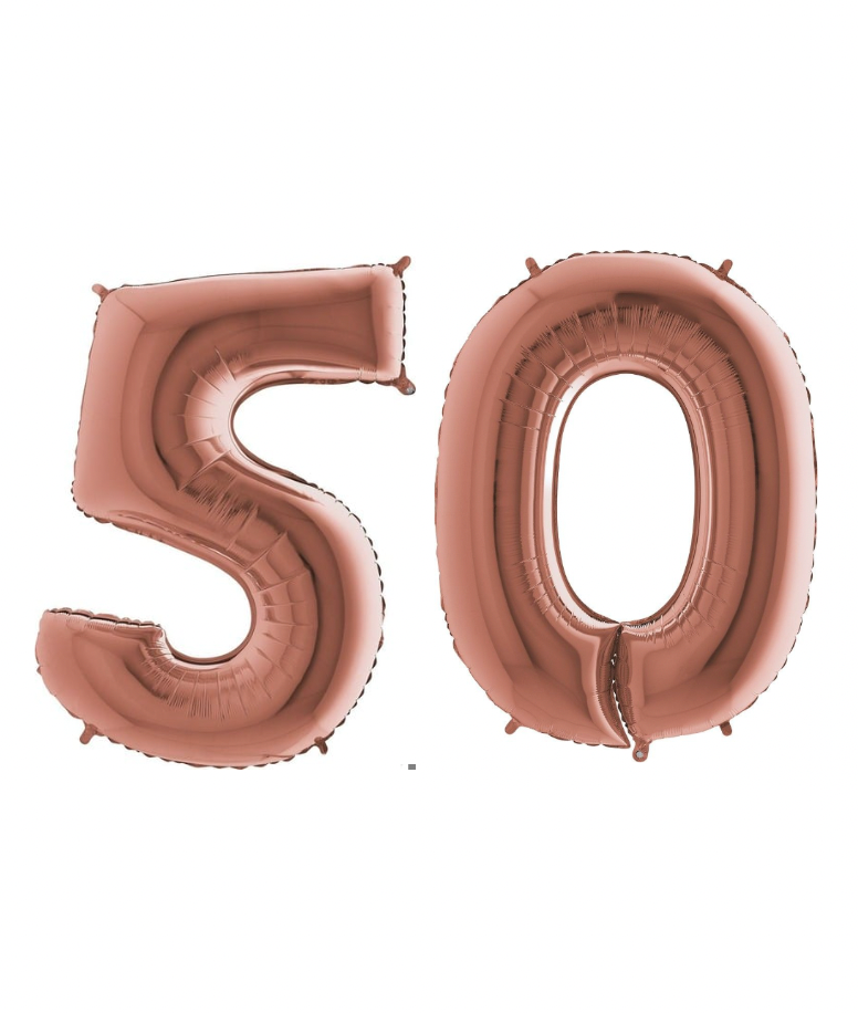 Folienzahl50-rosegold
