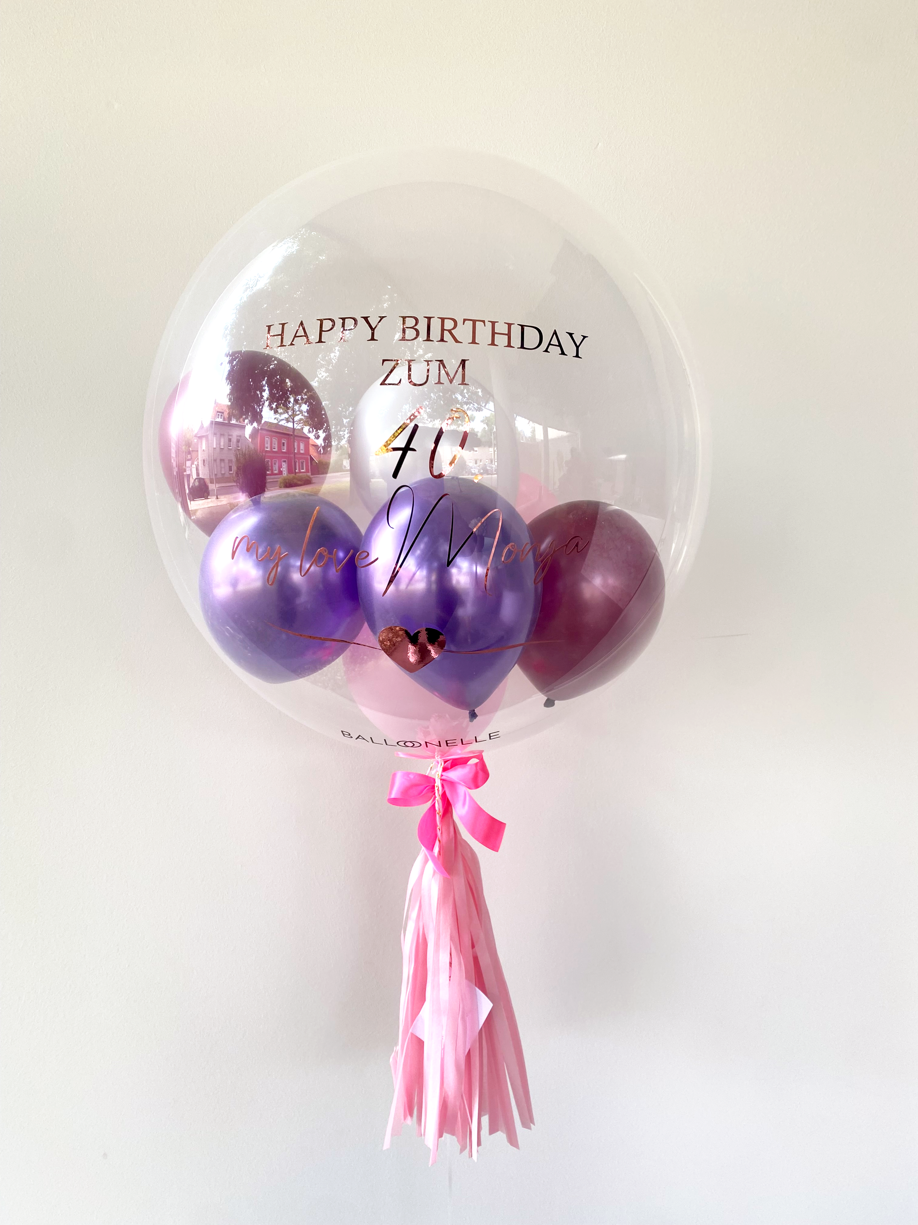 Happy 40th Birthday Designer Ballon