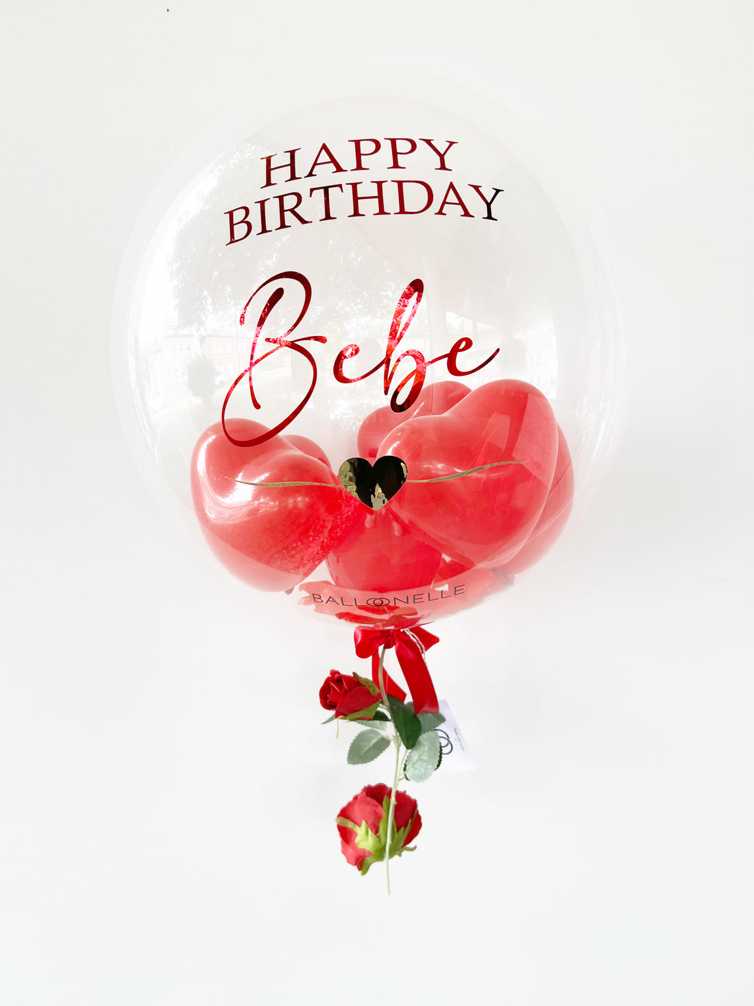 Red Birthday Designer Ballon