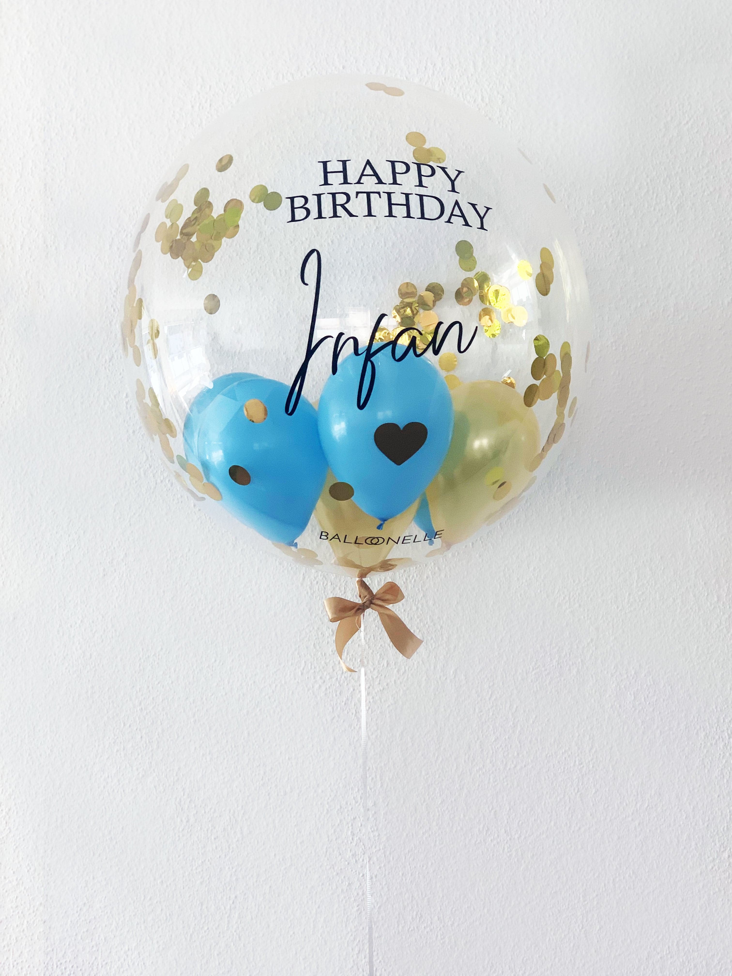 Geburtstag Ballon Geschenkset Personalisiert