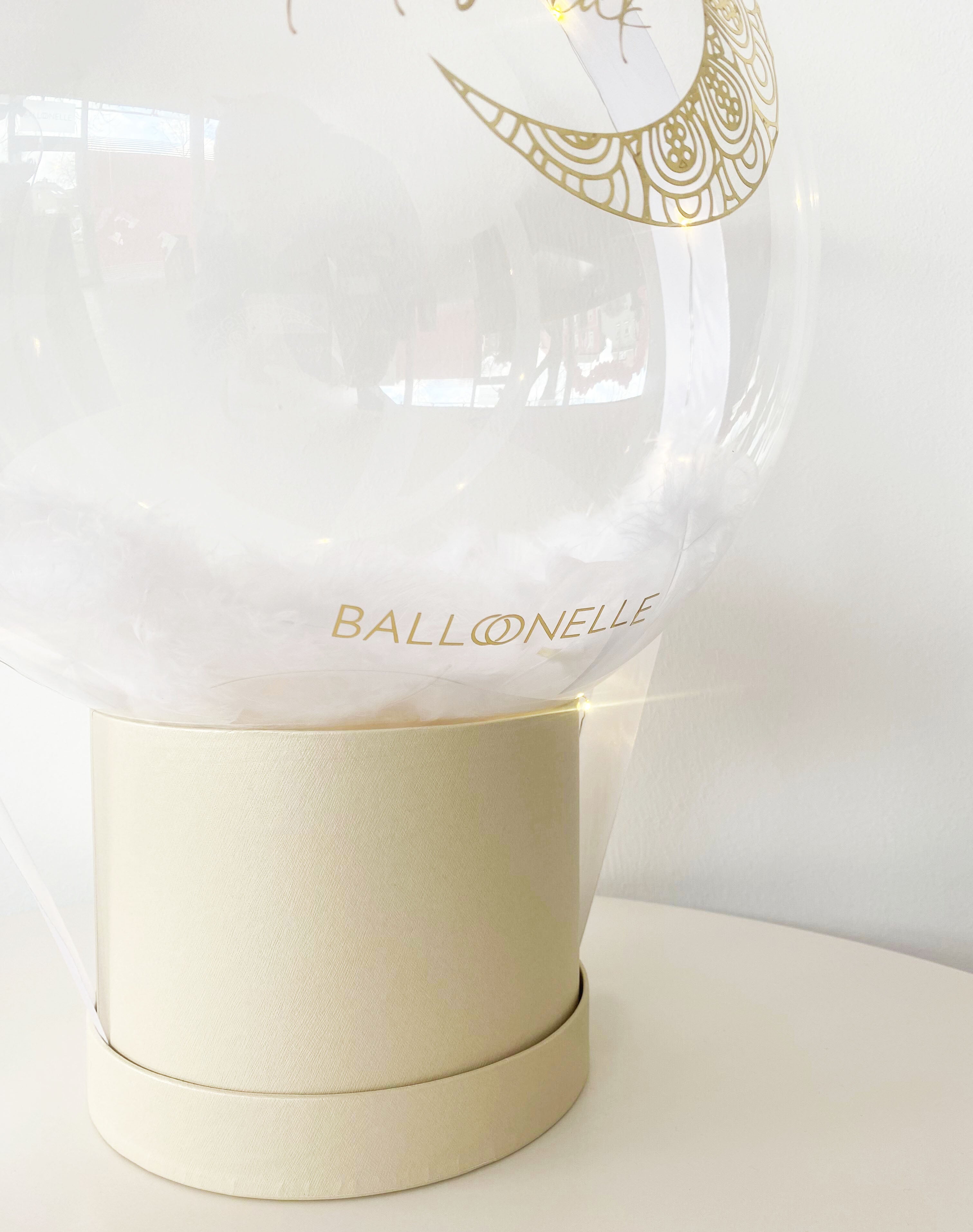 Personalisierter Ramadan Ballon mit Lichterkette