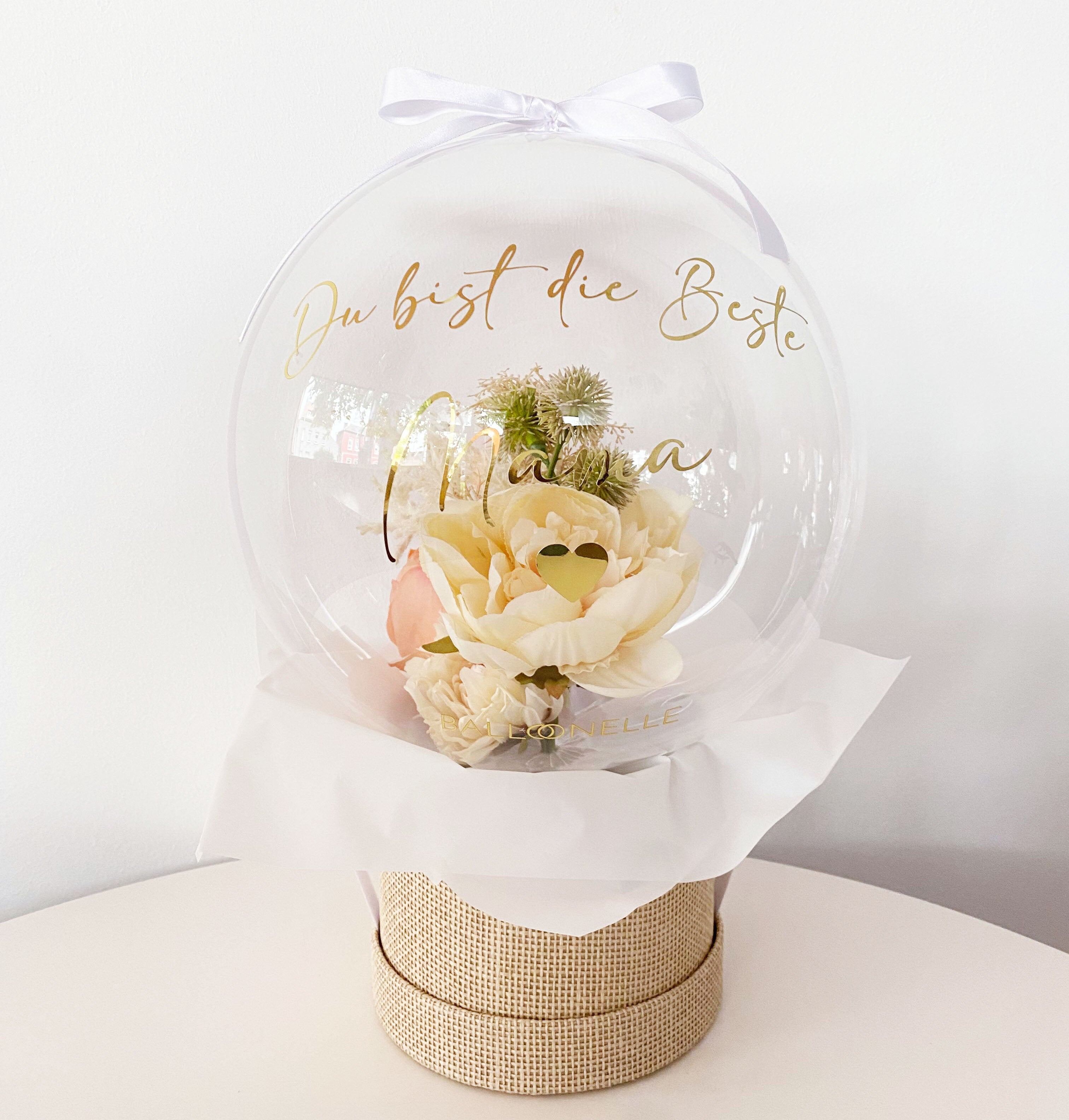 Vintage Ballon Flowerbox Personalisiert