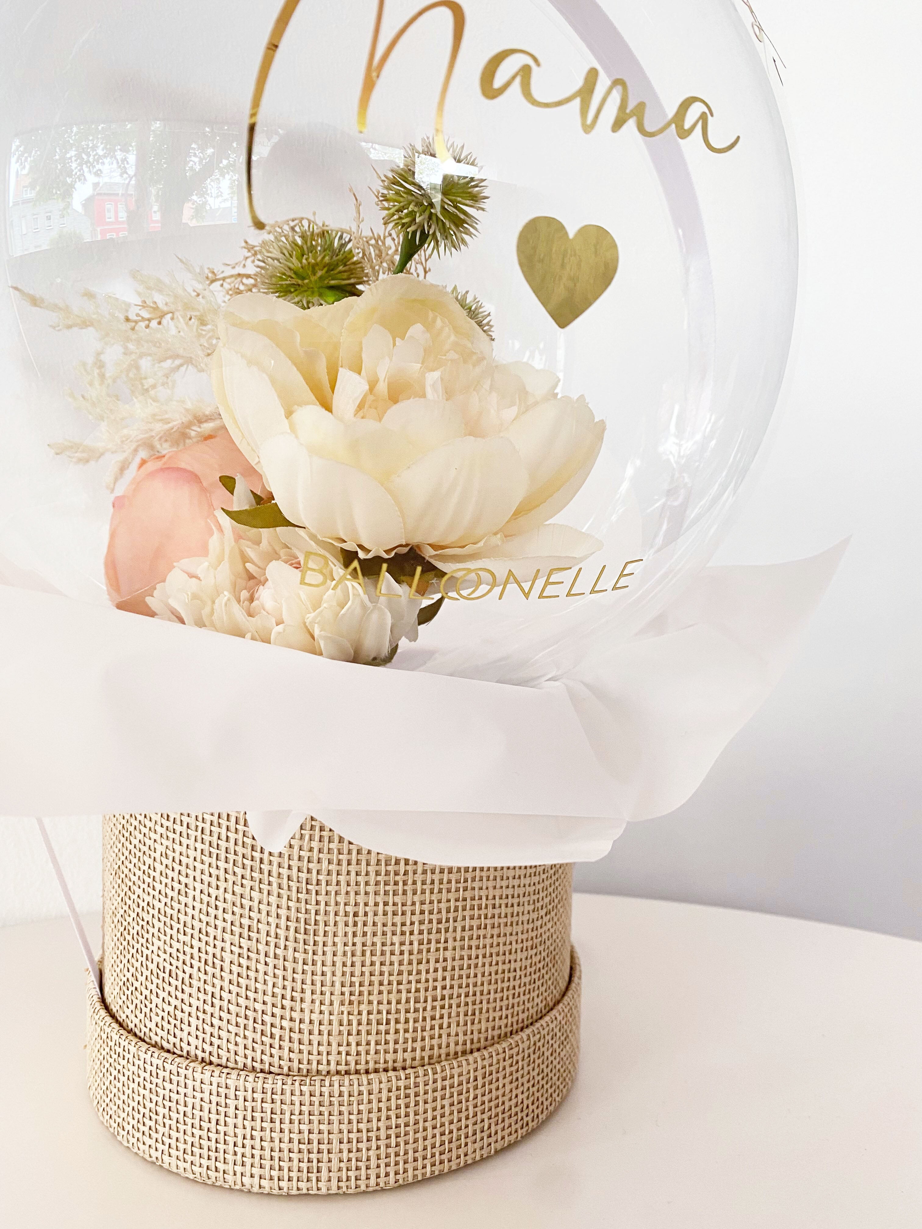 Vintage Ballon Flowerbox Personalisiert