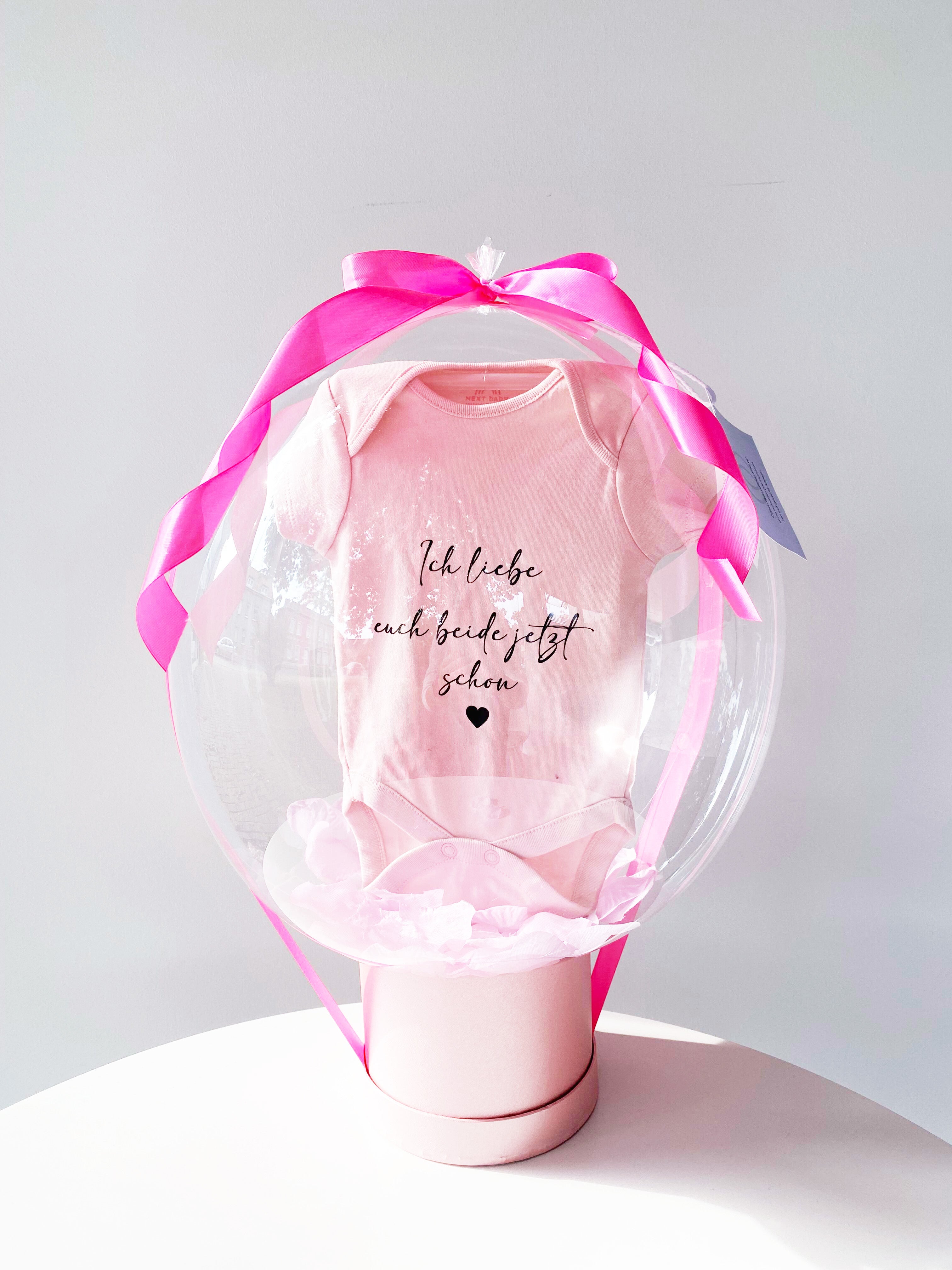 Babybody Geschenk Ballon Personalisiert