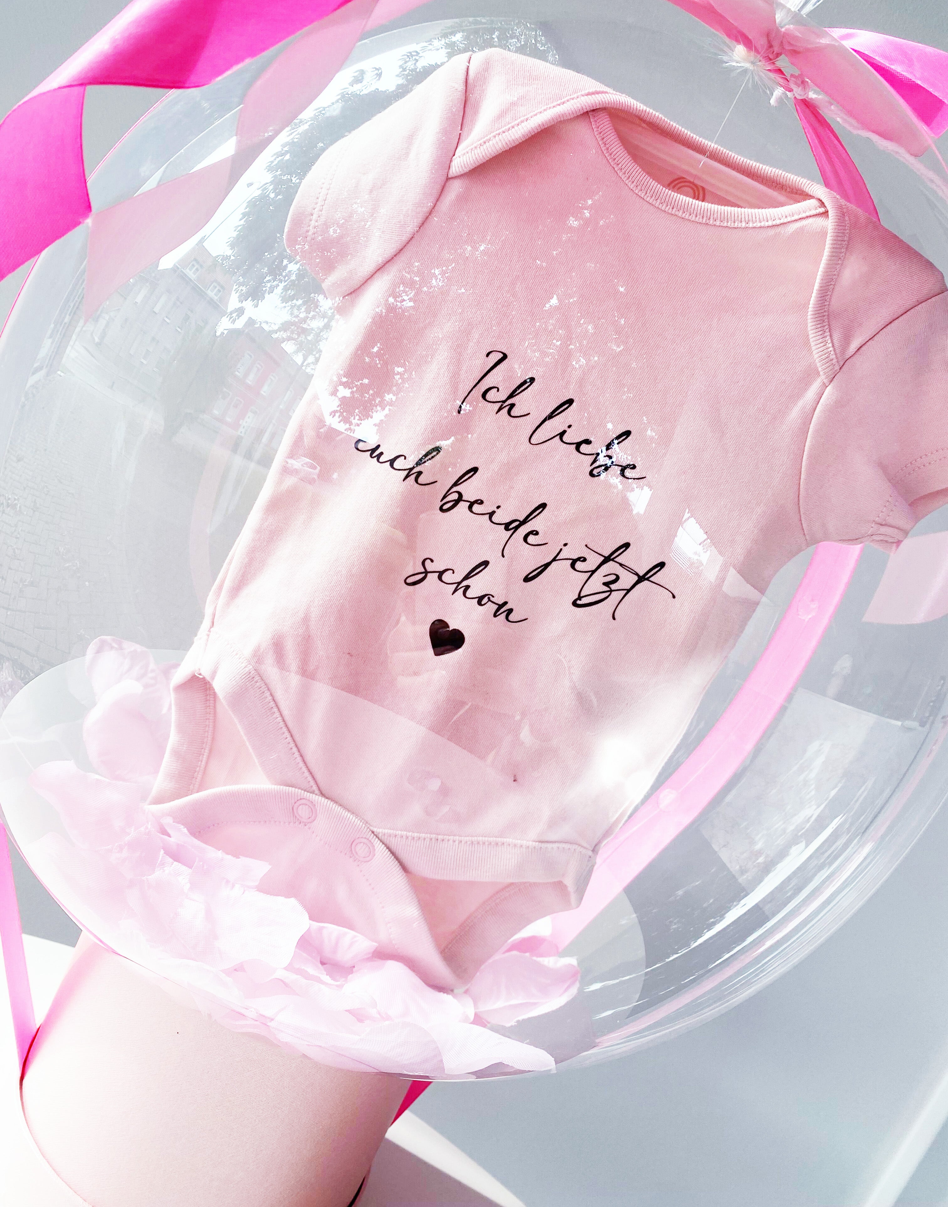 Babybody Geschenk Ballon Personalisiert