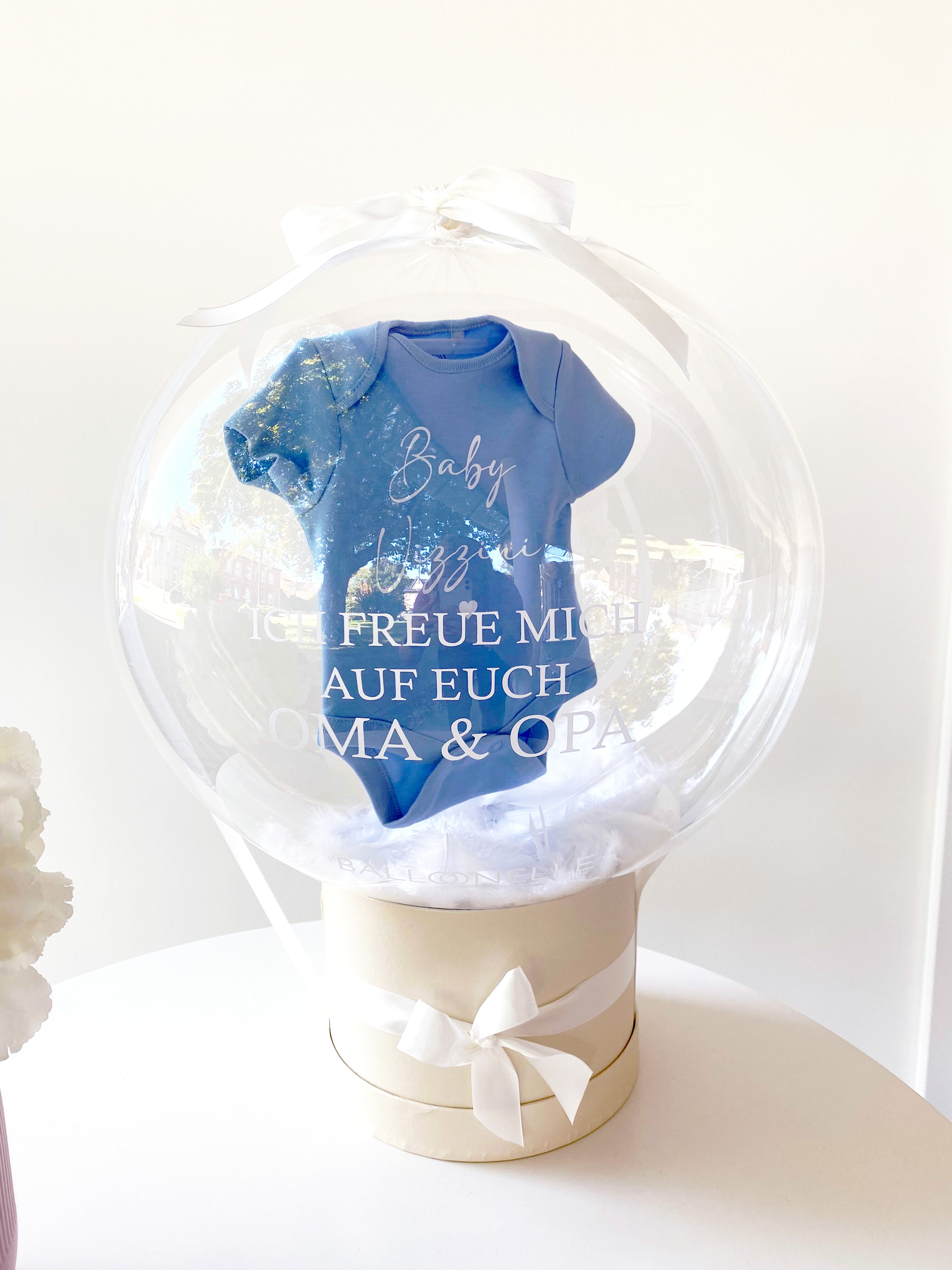 Babybody Geschenk Ballon Personalisiert