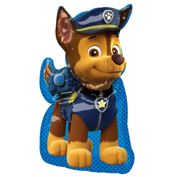 Paw Patrol Chase Folienballon XXL (ca.78 cm ) - Mit Helium gefüllt