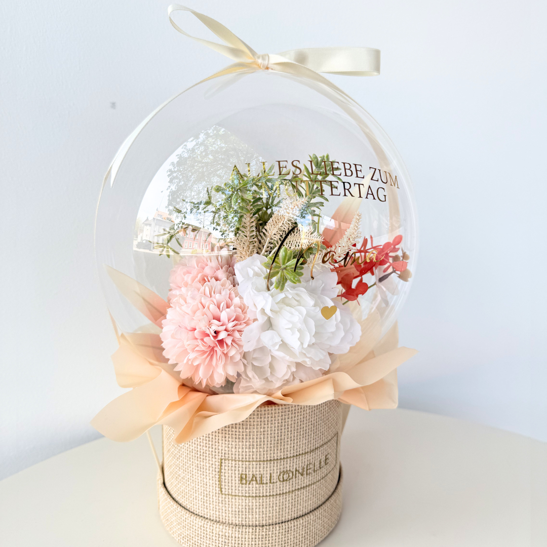 Ballon Flowerbox Vintage Personalisiert
