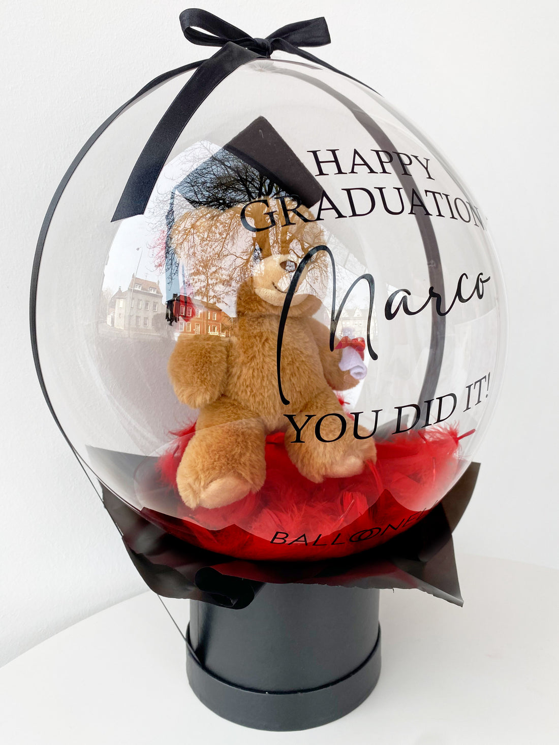 Graduation Teddy Ballon Personalisiert