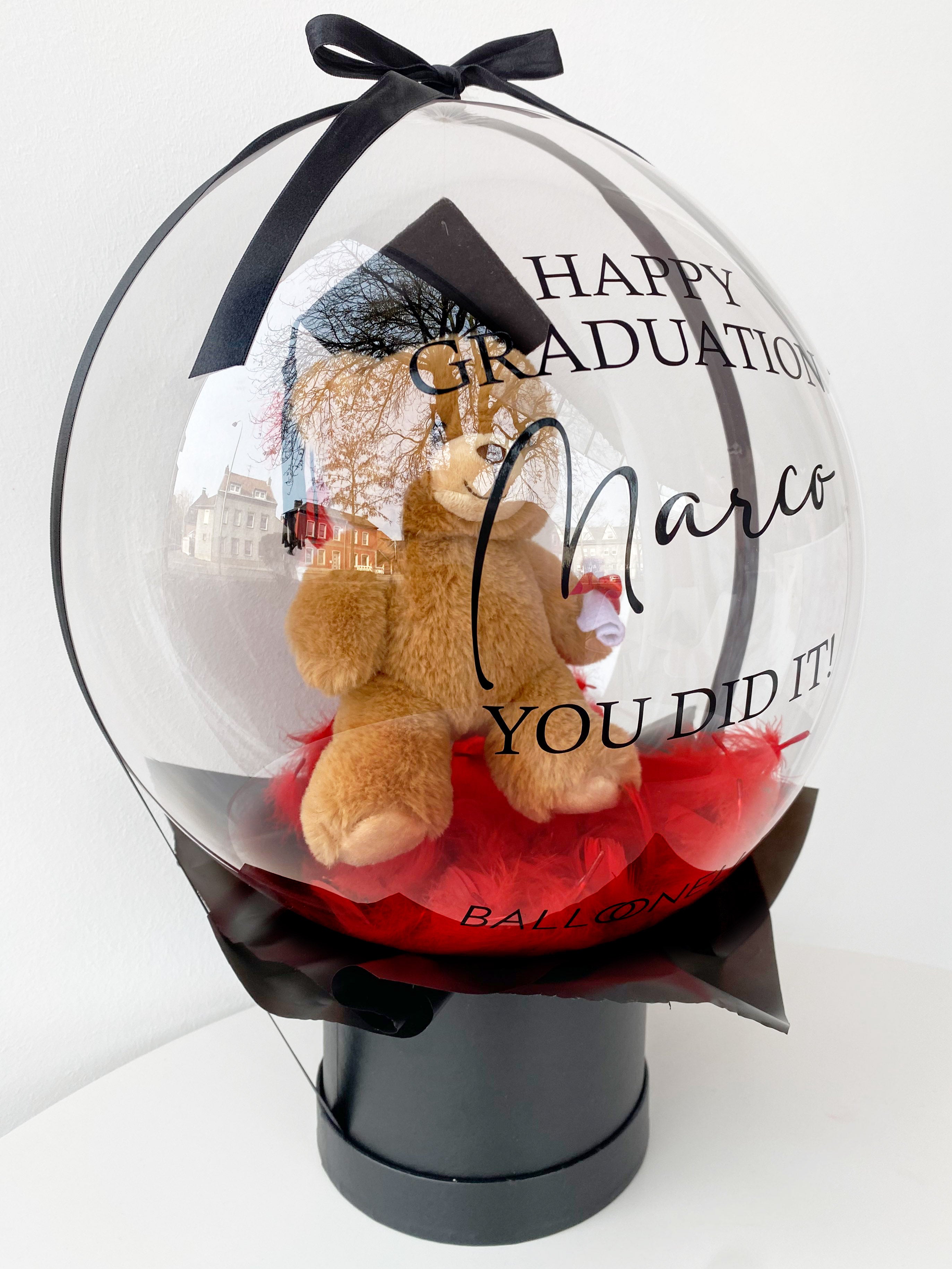 Graduation Teddy Ballon Personalisiert