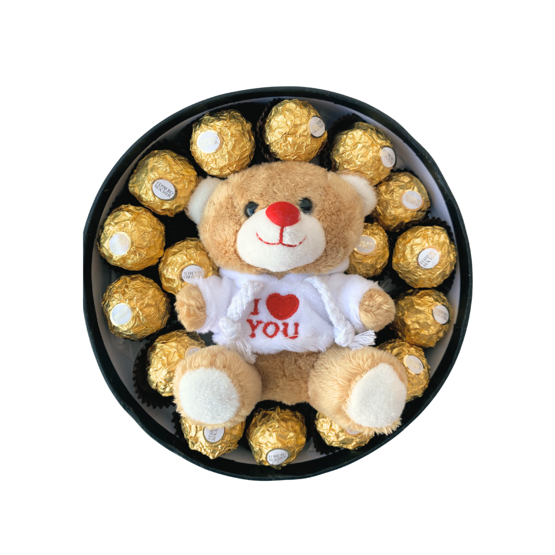 Personalisierte Ballon Rosenbox mit Foto Geschenk Valentinstag