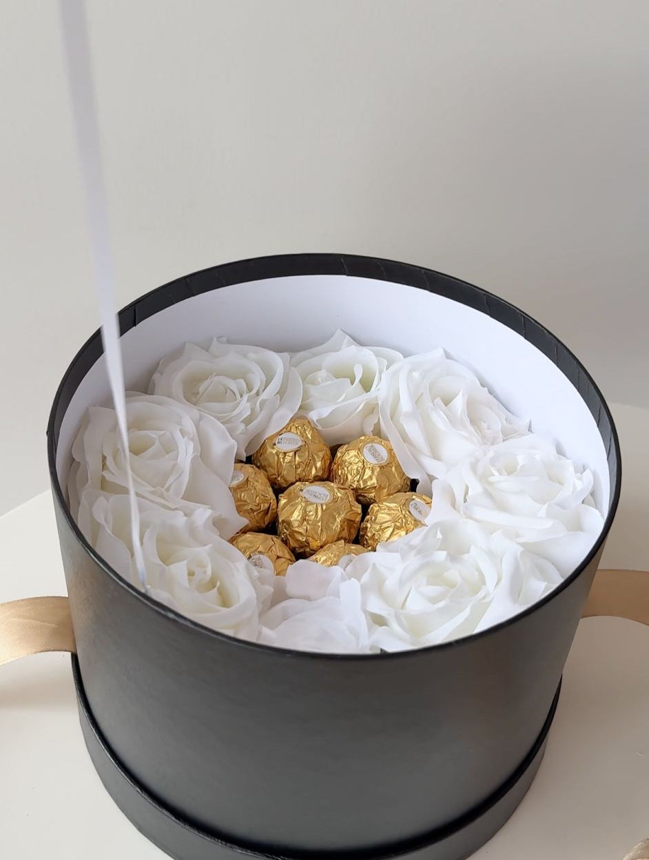 Umrah Mubarak Designer Ballon mit Geschenkbox