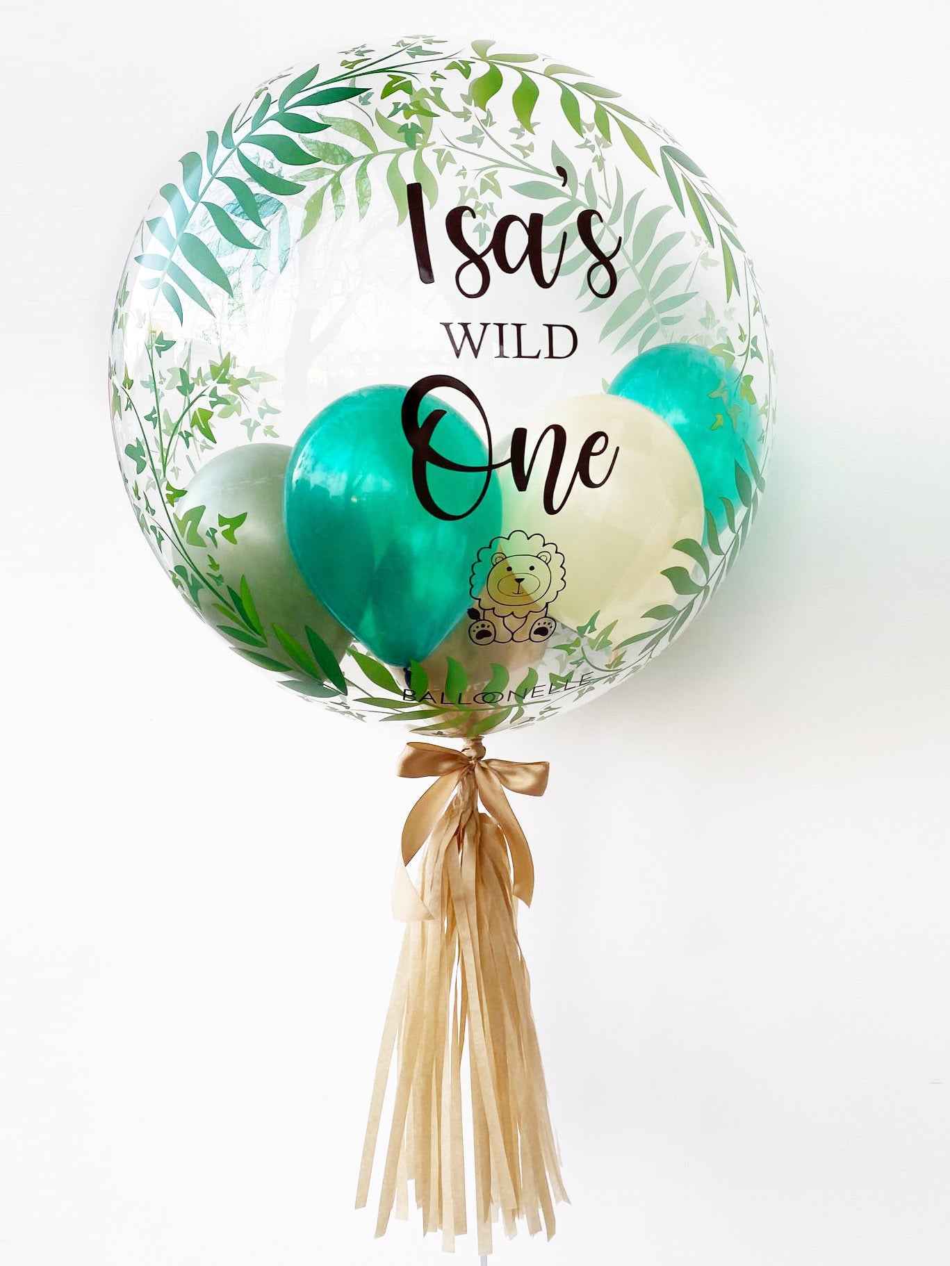 Wild One Safari Geburtstag Designer Ballon