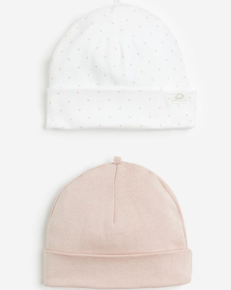 Ballon Baby-Geschenkset Personalisiert 7-teilig Baumwollstrick Mattrosa