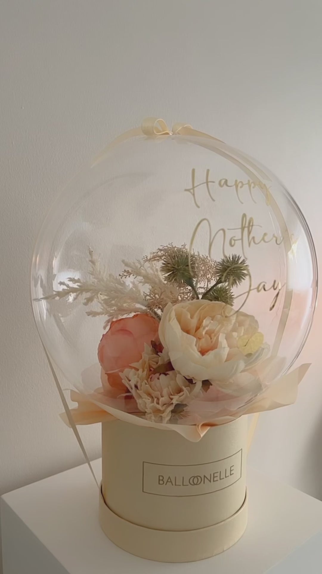 Vintage Ballon Flowerbox Personalisiert