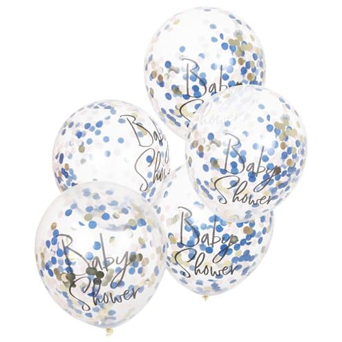 Baby Boom Konfetti Latexballons Baby Shower - BALLOONELLE