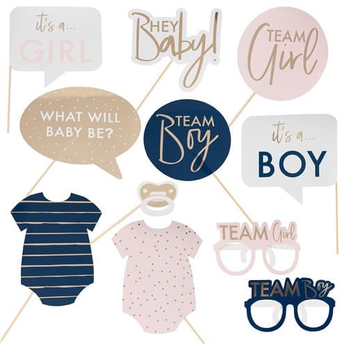 Gender Reveal Baby Boom Foto Requisiten - BALLOONELLE