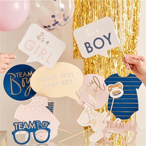 Gender Reveal Baby Boom Foto Requisiten - BALLOONELLE