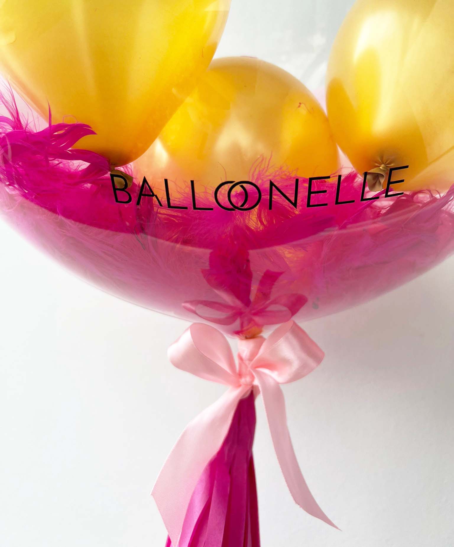 Taufgeschenk Pink Designer Ballon
