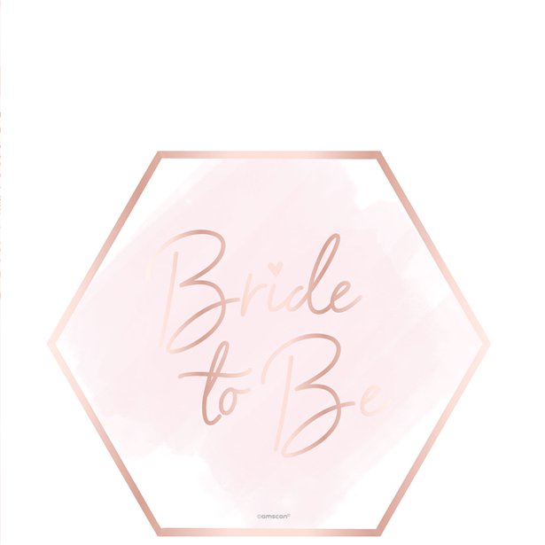 Bride to Be Pappteller - 18cm (8 Stück)