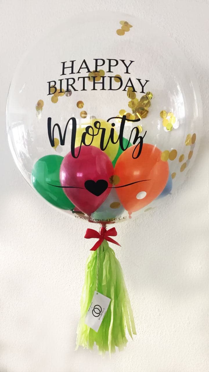 Colorful Birthday Designer Ballon - BALLOONELLE