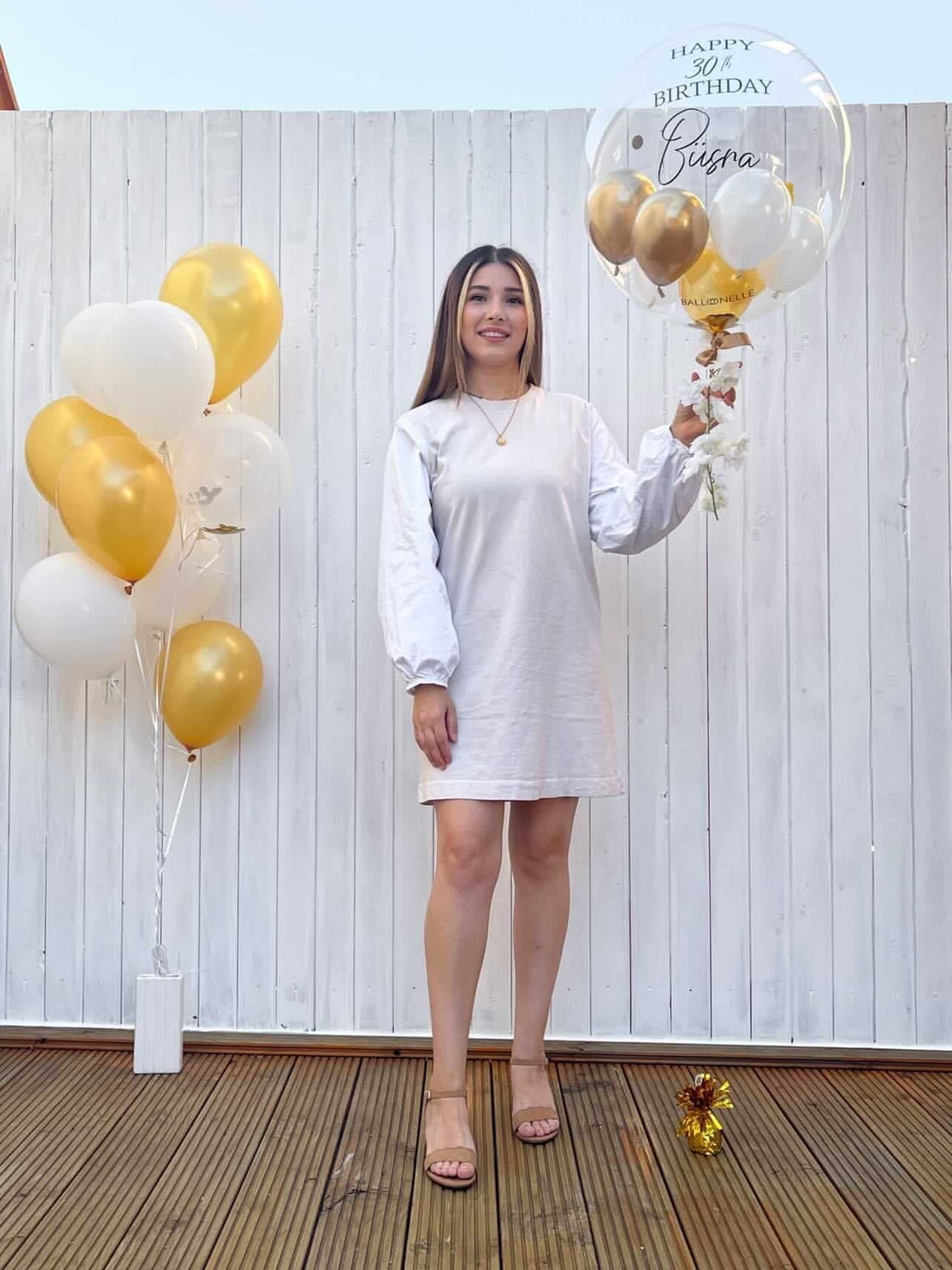 Birthday Blossom Designer Ballon - BALLOONELLE