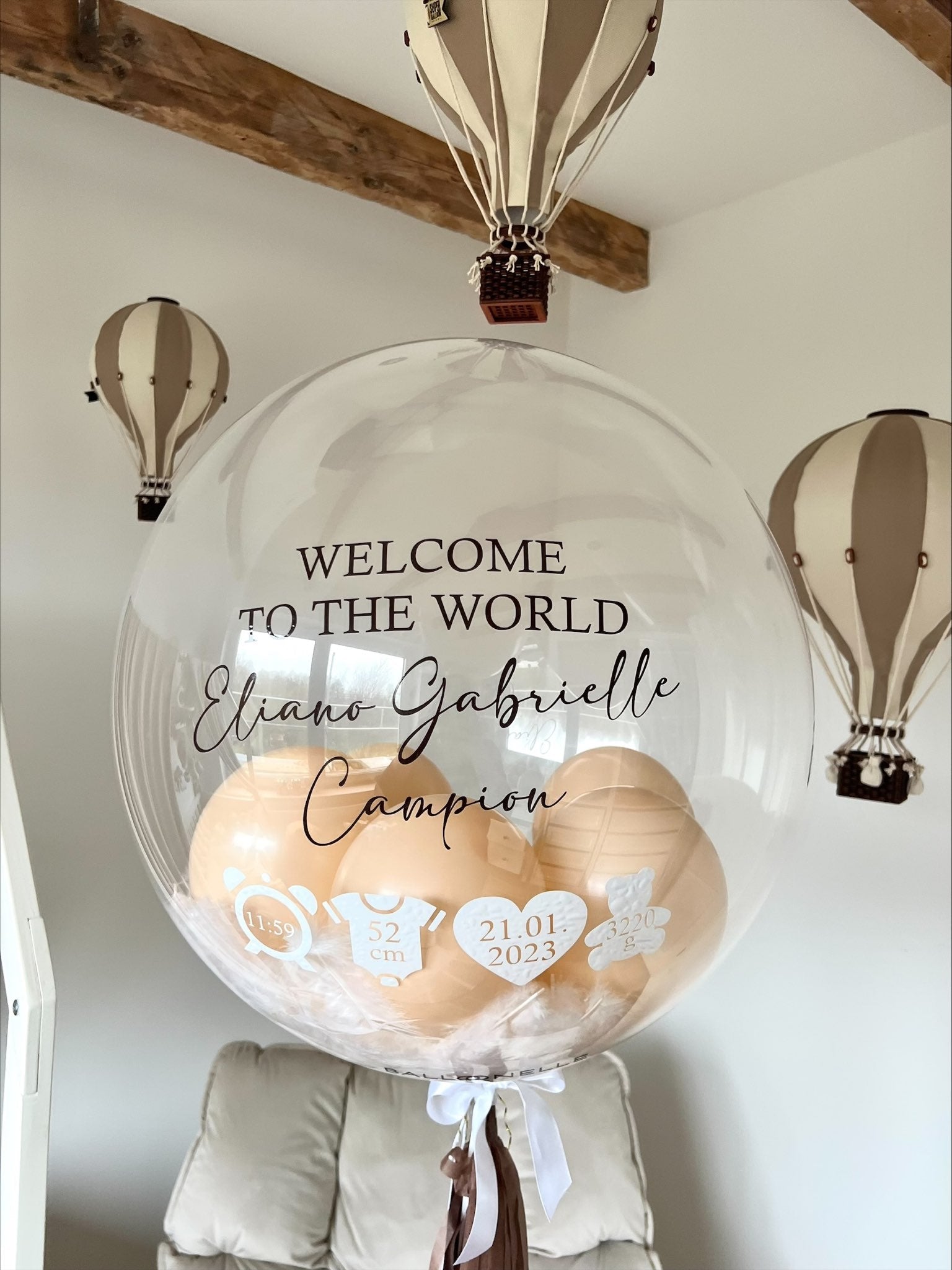 Welcome to the World Nude Designer Ballon