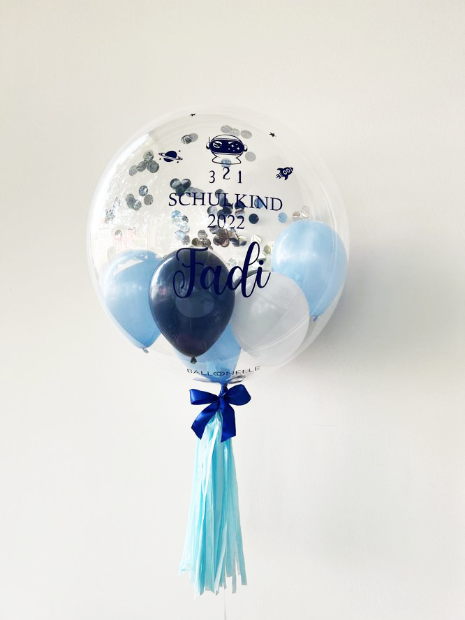 Schulkind Astronaut Designer Ballon - BALLOONELLE