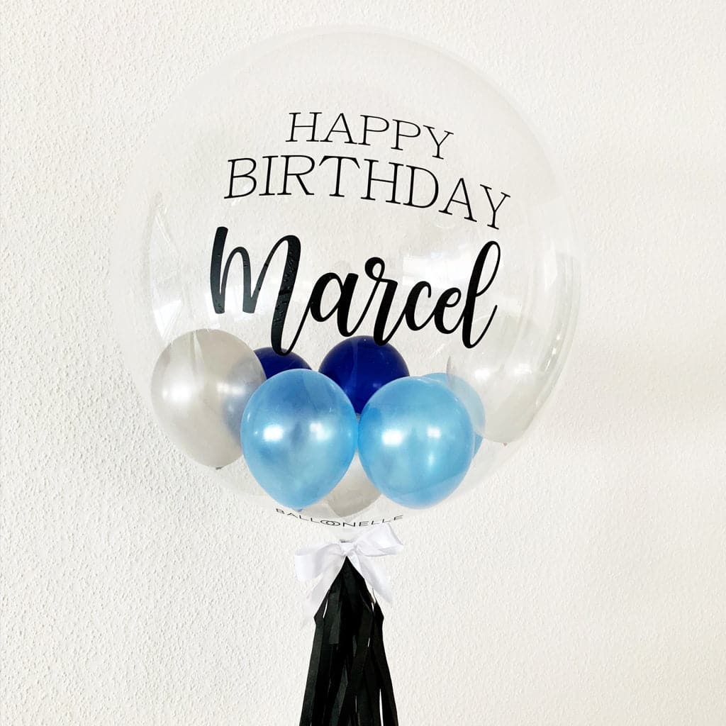 Blue Marine Designer Ballon - BALLOONELLE