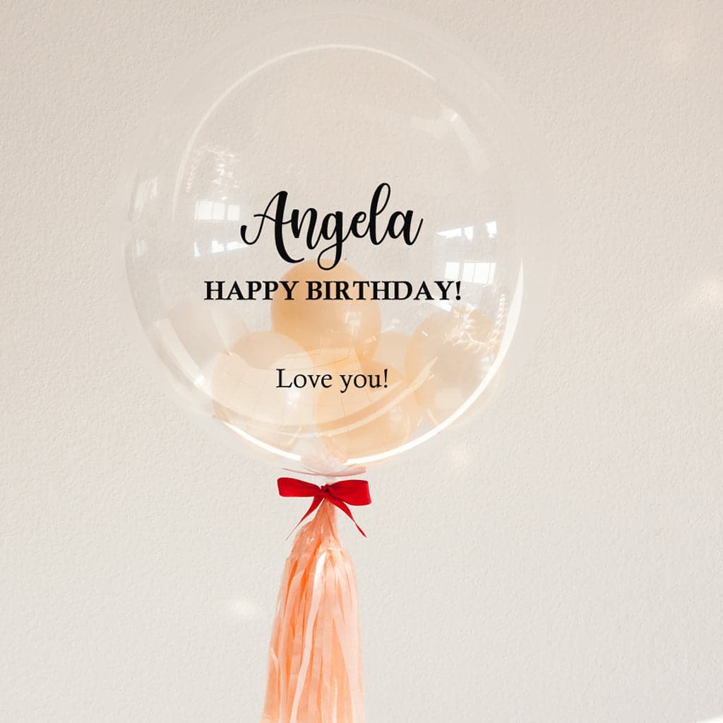 Ivory Designer Ballon - BALLOONELLE