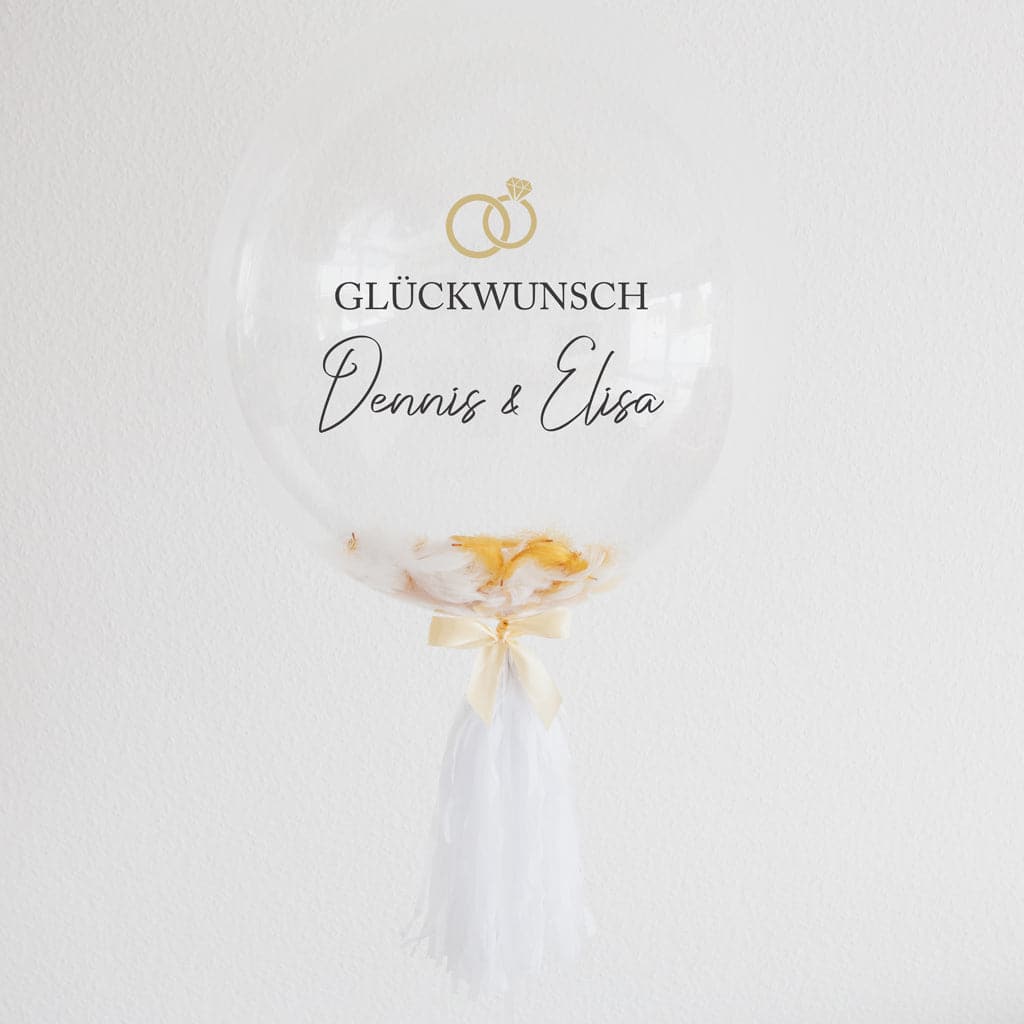 Golden Dream Designer Ballon - BALLOONELLE