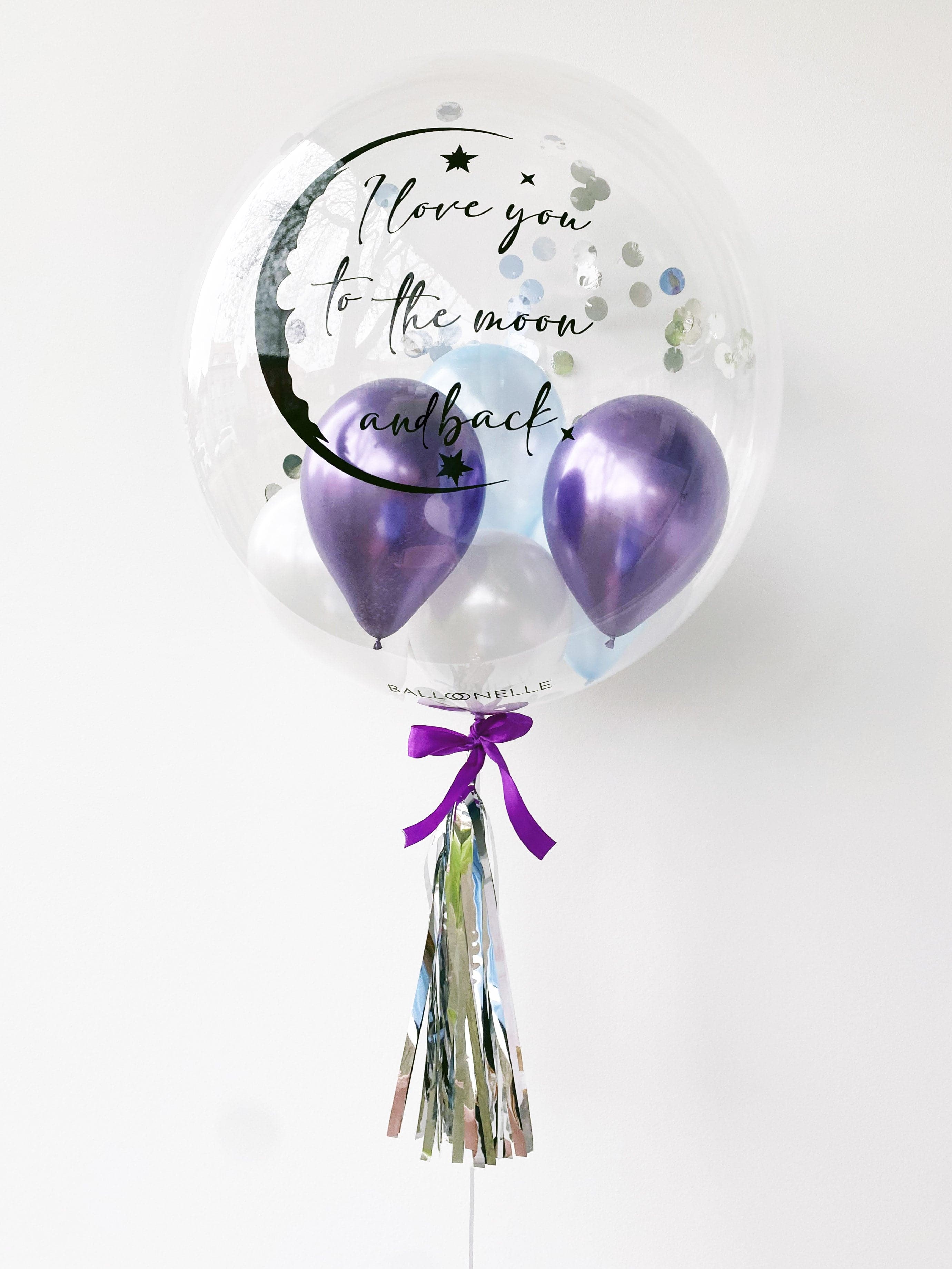 To The Moon Designer Ballon - BALLOONELLE