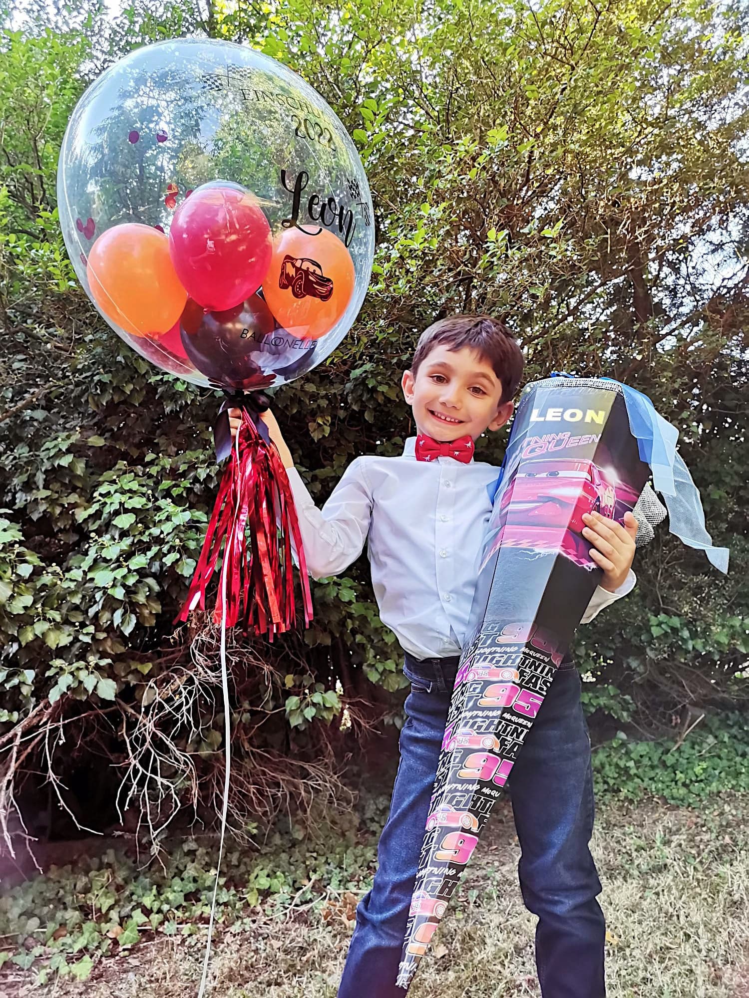 Schulkind Cars Designer Ballon - BALLOONELLE