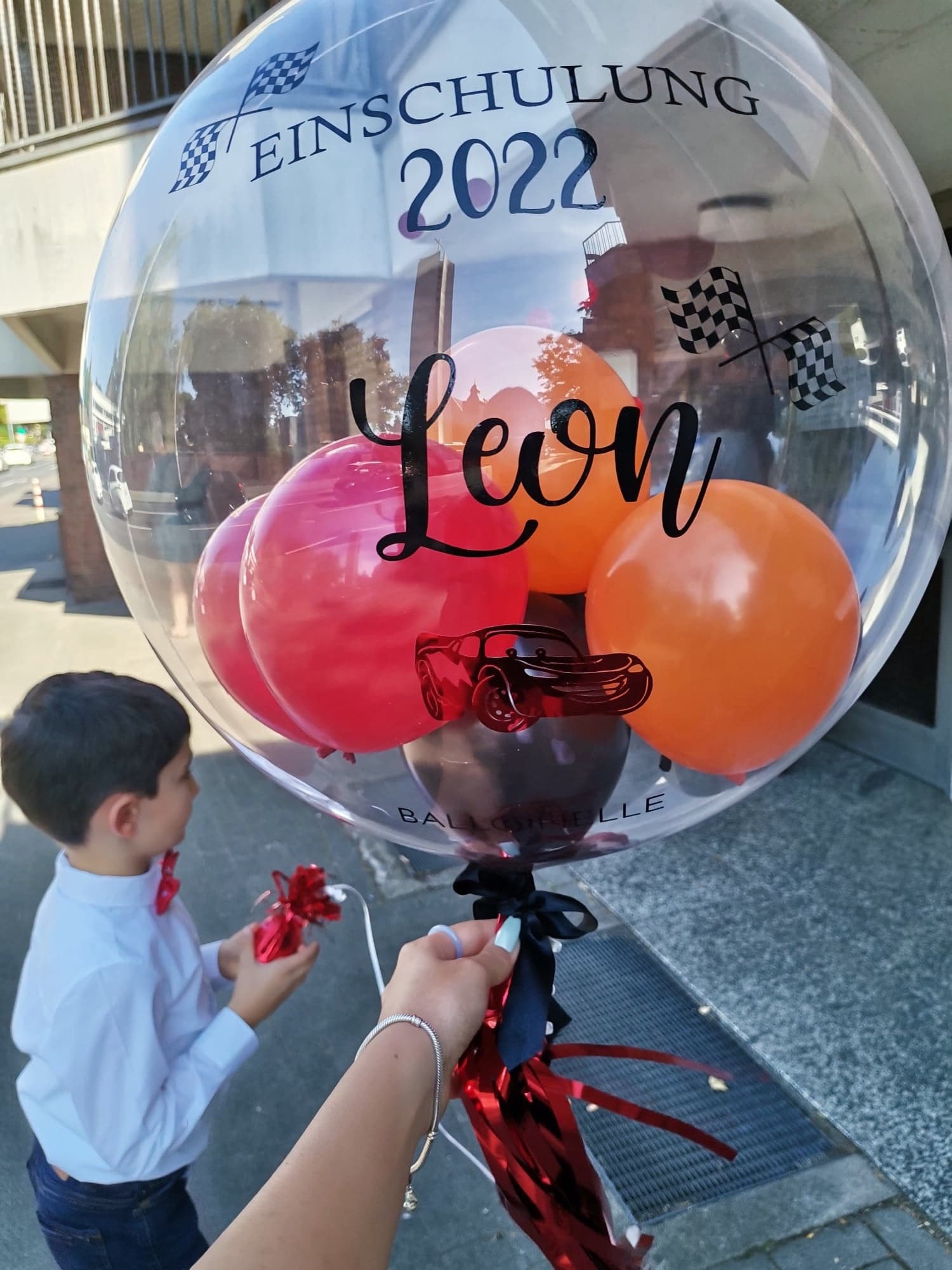 Schulkind Cars Designer Ballon - BALLOONELLE