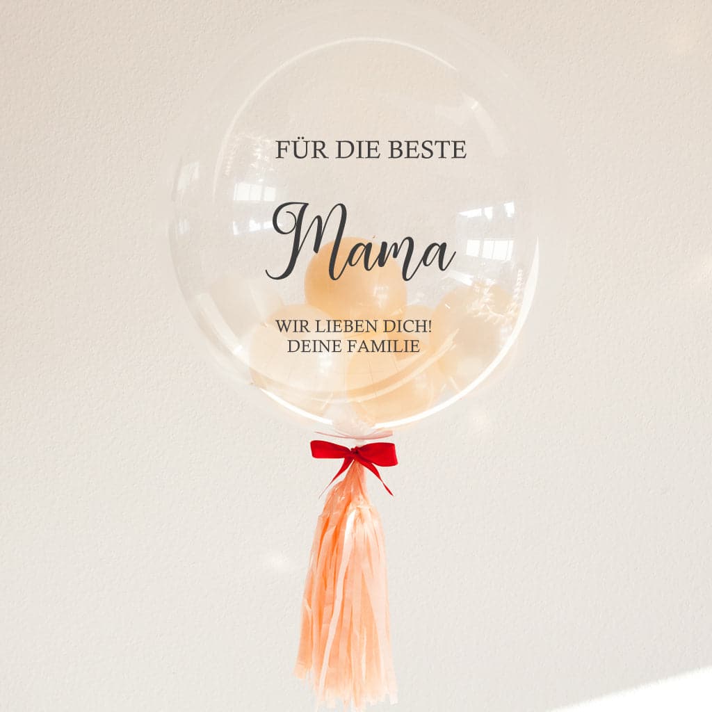 Muttertag Ivory Designer Ballon - BALLOONELLE