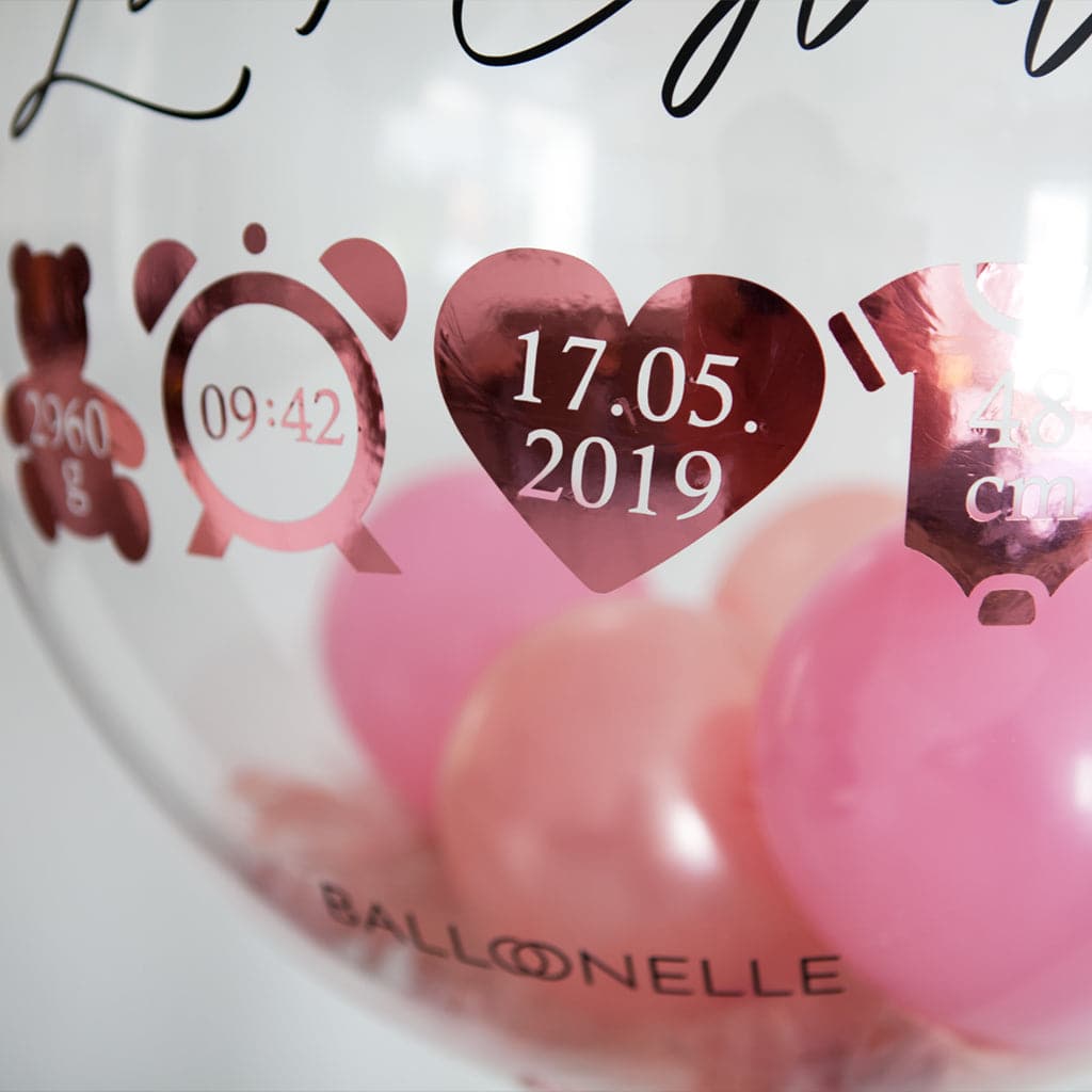 Welcome to the World Baby Designer Ballon - BALLOONELLE