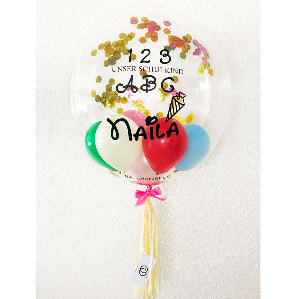 ABC Schulkind Designer Ballon - BALLOONELLE