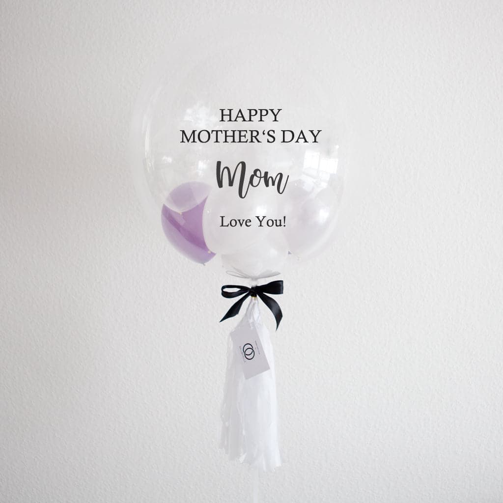 Violet Bloom Muttertag Designer Ballon - BALLOONELLE