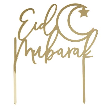 Eid Mubarak Tortenaufsatz Cake Topper