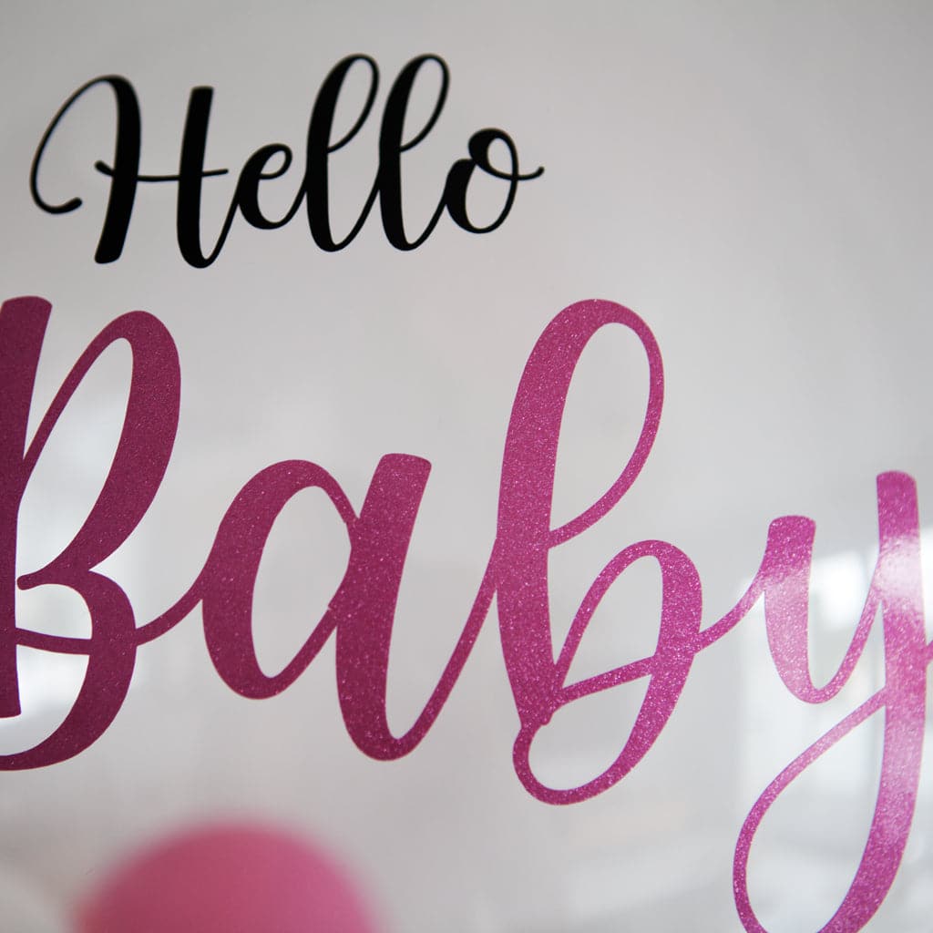 Hello Baby Designer Ballon - BALLOONELLE